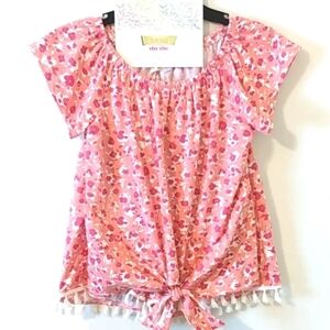 SHOSHO GIRLS TWO PIECE SHORT SET SIZE 7-8 NWT